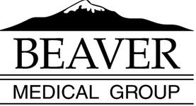 Logo for Beaver Medical Group, featuring the company name with an image of a mountain in a minimalistic design.