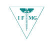 Logo for LFMG, featuring the letters 'LFMG' within a triangular shape, with a medical staff symbol above the letters."